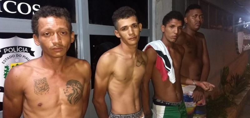 Homens presos acusados de formação de quadrilha em Picos